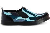 Текстильная обувь Las Espadrillas 5020 SL унисекс    (голубой/зеленый/чёрный) - фото 2