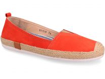 Мокасины Las Espadrillas 10119-49  (коралловый/оранжевый) - фото 5