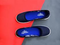 Балетки Las Espadrillas Denim 22636-80  (тёмно-синий) - фото 10