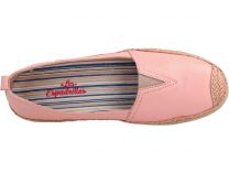 Кожаные мокасины Las Espadrillas 10119-34    (розовый) - фото 4