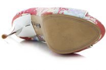 Туфли Nine West 60223242-021  (розовый/фиолетовый/жёлтый) - фото 6