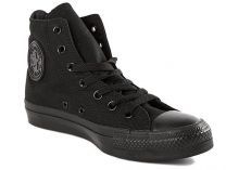 Кеды Converse Chuck Taylor All Star Core Hi Black Monochrome M3310 унисекс    (чёрный) - фото 2