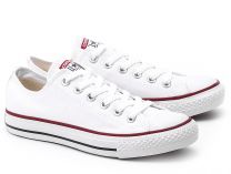 Кеды Converse Chuck Taylor All Star Classic Low Optical White M7652C унисекс    (белый) - фото 2