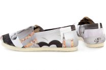 Эспадрильи Las Espadrillas 3618-6 унисекс    (чёрный/серый/белый) - фото 3