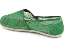 Текстильная обувь Las Espadrillas 2018-8 унисекс    (зеленый) - фото 2