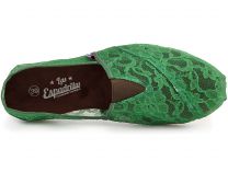 Текстильная обувь Las Espadrillas 2018-8 унисекс    (зеленый) - фото 4
