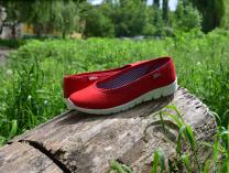 Женские балетки Las Espadrillas 22636-47SP    (красный) - фото 10
