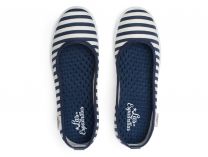 Балетки Las Espadrillas 300816-1389     (тёмно-синий/белый) - фото 2