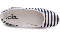 Балетки Las Espadrillas 300816-1389     (тёмно-синий/белый) - фото 7