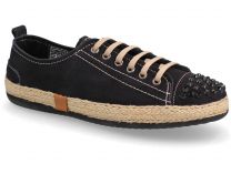 Женские полукеды Las Espadrillas 210111-27    (чёрный)