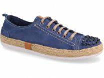 Женские полукеды Las Espadrillas 210111-40    (синий) - фото 5