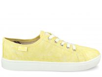 Кеды Las Espadrillas Yellow Wash 5099-21  (жёлтый) - фото 2