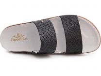 Шлепанцы женские Las Espadrillas 07-0270-001  (чёрный) - фото 5