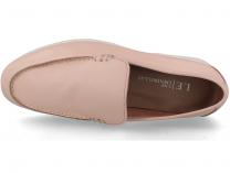 Женские мокасины Las Espadrillas Soft Leather 417-34 Pudra - фото 2