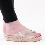 Женские шлепанцы Las Espadrillas Beige FE0872-1418 Made in Spain - фото 9