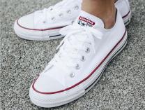 Кеды Converse Chuck Taylor All Star Classic Low Optical White M7652C унисекс    (белый) - фото 9