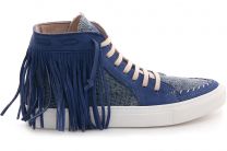 Женские кеды Las Espadrillas 657131-40  (синий) - фото 4