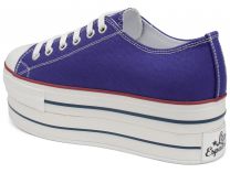 Женская текстильная обувь Las Espadrillas 6408-24    (фиолетовый) - фото 2