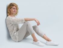 Кеды Las Espadrillas V8214-7652TL Optical White  (белый) - фото 8
