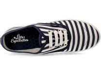 Кеды Las Espadrillas V8214-1389TL унисекс    (multi-color/тёмно-синий/белый) - фото 10