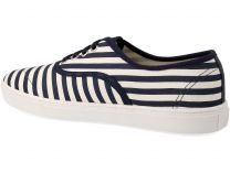 Кеды Las Espadrillas V8214-1389TL унисекс    (multi-color/тёмно-синий/белый) - фото 3