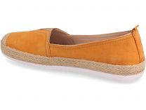 Мокасины Las Espadrillas Alicante 210119-74  (рыжий) - фото 2
