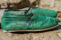 Текстильная обувь Las Espadrillas 2018-8 унисекс    (зеленый) - фото 6