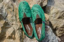 Текстильная обувь Las Espadrillas 2018-8 унисекс    (зеленый) - фото 5