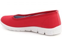 Женские балетки Las Espadrillas 22636-47SP    (красный) - фото 3