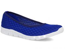 Балетки Las Espadrillas Electric 32636-42 синяя сетка - фото 2