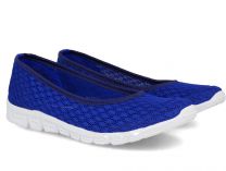 Балетки Las Espadrillas Electric 32636-42 синяя сетка