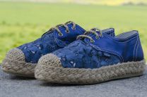 Женские кеды Las Espadrillas 558203  (синий) - фото 8
