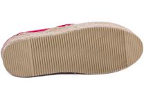 Женские текстильные слипоны Las Espadrillas 5602-47  (красный) - фото 6