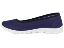 Балетки Las Espadrillas Denim 22636-80  (тёмно-синий) - фото 4