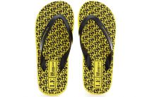 Вьетнамки Las Espadrillas F6574-2127 Made in Italy унисекс    (чёрный/жёлтый) - фото 7