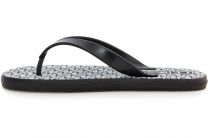 Тапочки Las Espadrillas F6574-2713 Made in Italy унисекс    (чёрный/белый) - фото 2