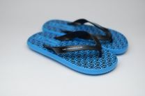В'єтнамки Las Espadrillas F6574-4227 Made in Italy (блакитний/чорний) - фото 7
