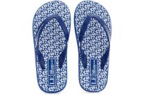 Мужские вьетнамки Las Espadrillas F6574-8913 Made in Italy   (синий) - фото 6