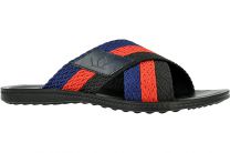 Сланцы и шлепанцы Las Espadrillas T021-27 унисекс    (красный/синий/чёрный)