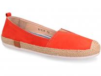 Мокасины Las Espadrillas 10119-49  (коралловый/оранжевый) Мокасины Las Espadrillas 10119-49  (коралловый/оранжевый)