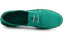 Мокасины Las Espadrillas 659002-22  (зеленый) - фото 6