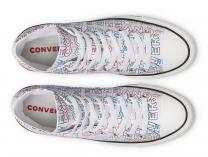 Мужские кеды Converse Chuck Tailor All Star Wordmark Print Hi 170107C - фото 5