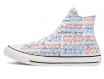 Мужские кеды Converse Chuck Tailor All Star Wordmark Print Hi 170107C - фото 4