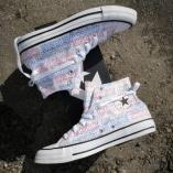 Мужские кеды Converse Chuck Tailor All Star Wordmark Print Hi 170107C - фото 6