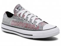 Мужские кеды Converse Chuck Tailor All Star Wordmark Print low 170109C - фото 1