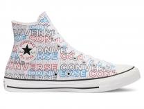 Мужские кеды Converse Chuck Tailor All Star Wordmark Print Hi 170107C - фото 2