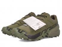 Мужские кроссовки Salomon 471612 Speedcross 6 Forces Khaki  - фото 7