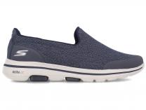 Мужские слипоны Skechers Go Walk 5 Sparrow Navy 55503NVY - фото 3