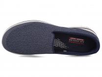 Мужские слипоны Skechers Go Walk 5 Sparrow Navy 55503NVY - фото 4