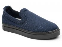 Женские слипоны Las Espadrillas 6406-89  (тёмно-синий) - фото 5